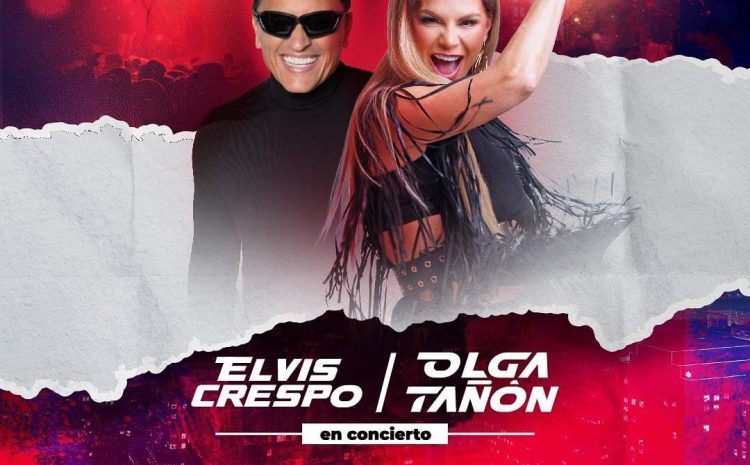 ¡Ritmo y alegría en Guatemala! Elvis Crespo y Olga Tañón juntos en escena