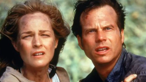 Helen Hunt y Bill Paxton fueron los protagonistas de "Twister", el film de 1996 que fue un éxito mundial. (Créditos: Warner Bros.)
