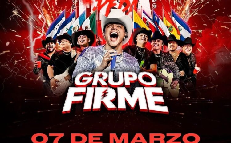  Grupo Firme llegará a Guatemala con un concierto de gran formato