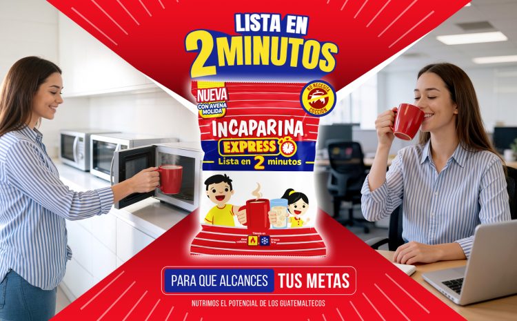  Incaparina Express: la nueva presentación que se prepara en 2 minutos y puede disfrutarse fría o caliente